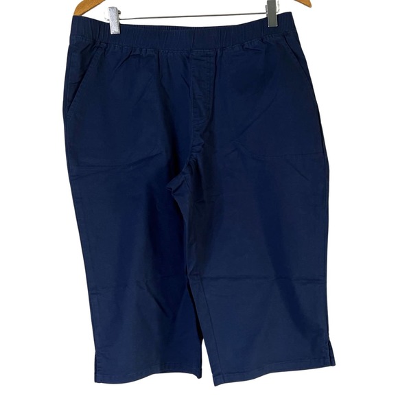 Denim&Co Pants & Jumpsuits Denim Co Easywear Twill Relaxed Pull On